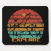 Entdecken Sie Vintag draußen Mousepad (Vorne)