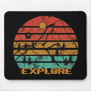 Entdecken Sie Vintag draußen Mousepad