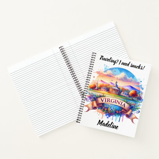 Entdecken Sie Virginias landschaftlichen Charme! Notizblock (Innenseite)