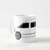 Entdecker Campervan Kaffeetasse (Vorderseite Links)
