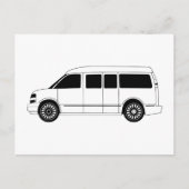 Entdecker Campervan Postkarte (Vorderseite)