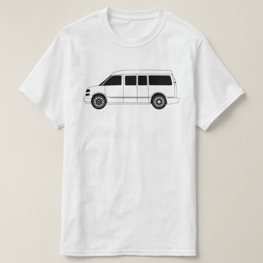 Entdecker Campervan T-Shirt (Design vorne)