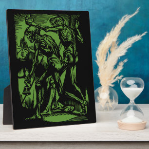 Entdeckte Schrecken toter Bergleute zu Halloween Fotoplatte