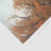 Entdeckte Vintage LKW-Pumpkins Fallszene Seidenpapier (Ausschnitt)