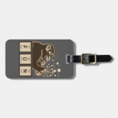 Entdeckter Spaß der Chemie Affe Gepäckanhänger (Vorderseite horizontal)