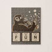 Entdeckter Spaß der Chemie Affe Puzzle (Vertikal)