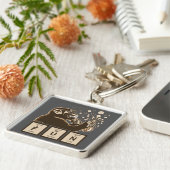 Entdeckter Spaß der Chemie Affe Schlüsselanhänger (Seite)