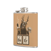 Entdecktes Bier der Chemie Bär Flachmann (Links)