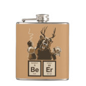 Entdecktes Bier der Chemie Bär Flachmann (Vorderseite)