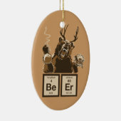 Entdecktes Bier der Chemie Bär Keramikornament (Rechts)