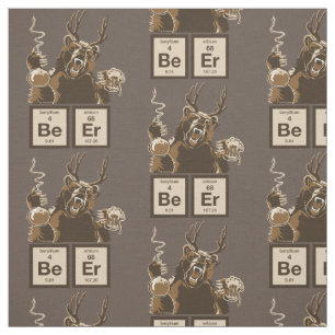 Entdecktes Bier der Chemie Bär Stoff