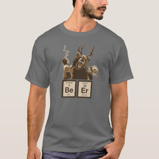 Entdecktes Bier der Chemie Bär T-Shirt