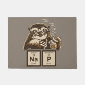 Entdecktes Nickerchen der Chemie Sloth Fußmatte (Vorderseite)