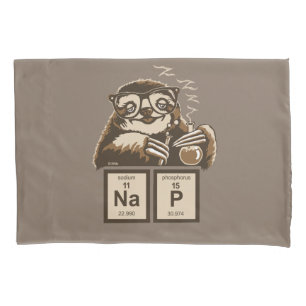 Entdecktes Nickerchen der Chemie Sloth Kissenbezug