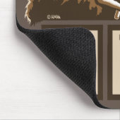 Entdecktes Nickerchen der Chemie Sloth Mousepad (Ecke)