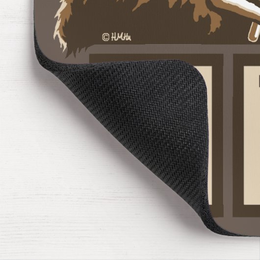 Entdecktes Nickerchen der Chemie Sloth Mousepad (Ecke)