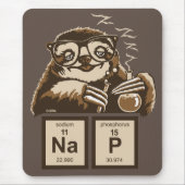 Entdecktes Nickerchen der Chemie Sloth Mousepad (Vorne)