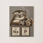 Entdecktes Nickerchen der Chemie Sloth Puzzle (Vertikal)