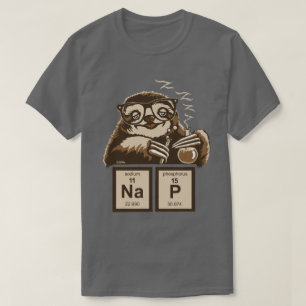 Entdecktes Nickerchen der Chemie Sloth T-Shirt