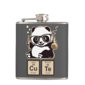 Entdecktes niedliches der Chemie Panda Flachmann (Vorderseite)