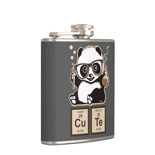 Entdecktes niedliches der Chemie Panda Flachmann (Rechts)