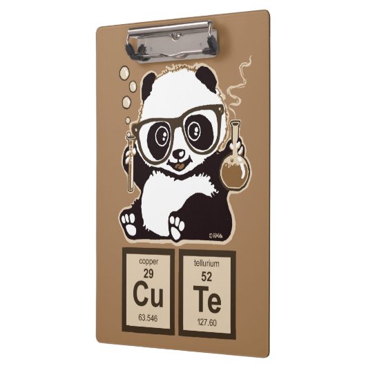 Entdecktes niedliches der Chemie Panda Klemmbrett (Links)