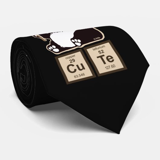 Entdecktes niedliches der Chemie Panda Krawatte (Gerollt)