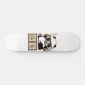 Entdecktes niedliches der Chemie Panda Skateboard (Horizontal)