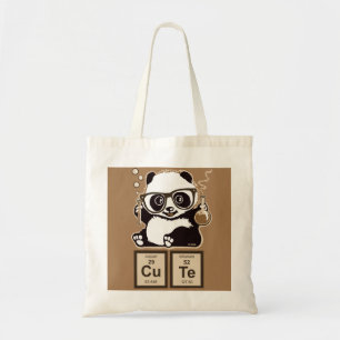 Entdecktes niedliches der Chemie Panda Tragetasche