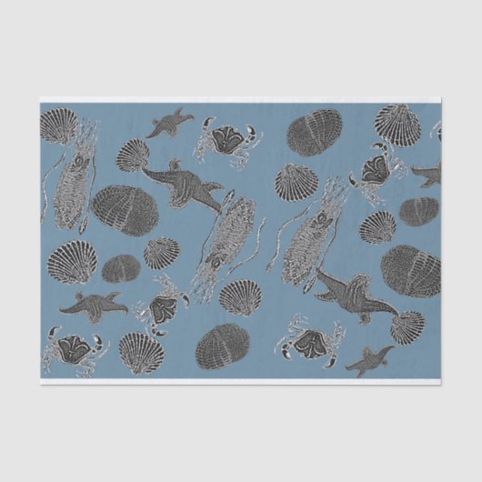 Entdecktes Tissue-Papier für Sea Life Seidenpapier (Vorderseite)