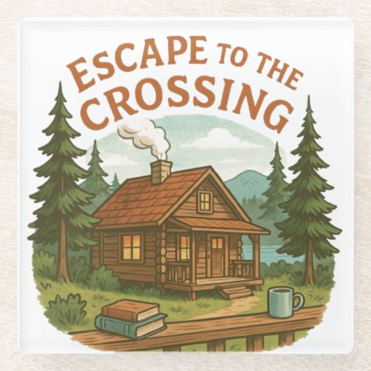 ENTDECKUNG DER CROSSING Maggie Sullivan Gemütliche Glasuntersetzer (Vorderseite)