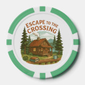 ENTDECKUNG DER CROSSING Maggie Sullivan Gemütliche Pokerchips (Vorderseite)