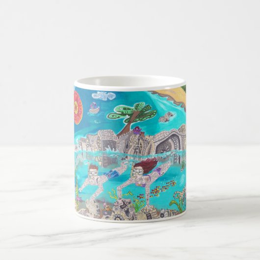 Entdeckung der Natur-Tassenschale Kaffeetasse (Mittel)