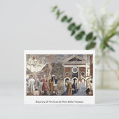 Entdeckung des Kreuzes durch Piero Della Francesca Postkarte (Stehend Vorderseite)