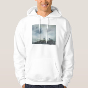 Entdeckung eine Reinigung im Seenebel Kapitän Hoodie