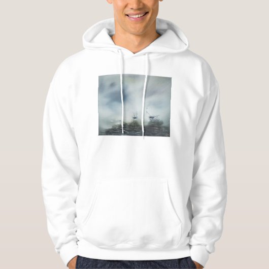Entdeckung eine Reinigung im Seenebel Kapitän Hoodie (Vorderseite)