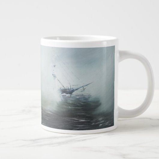 Entdeckung eine Reinigung im Seenebel Kapitän Jumbo-Tasse (Rechts)
