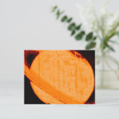 Entdeckung eines dunklen uroralen Ovals auf Saturn Postkarte (Stehend Vorderseite)