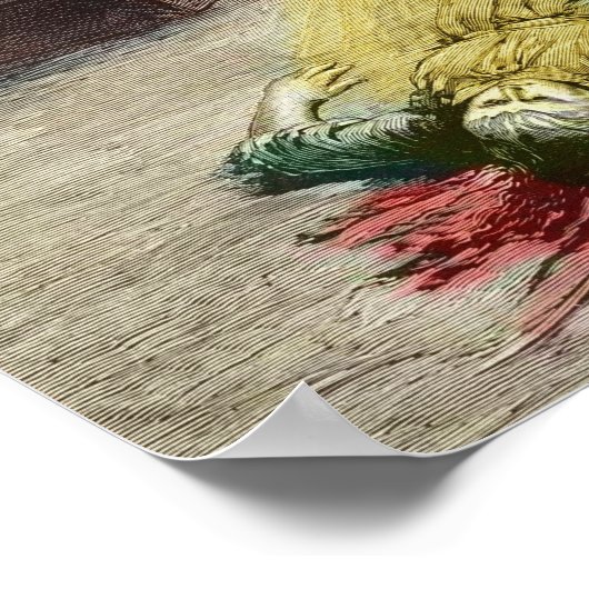 Entdeckung eines Opfers des Jacks am Ripper Poster (Ecke)