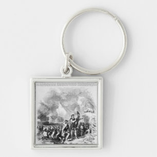 Entdeckung von Amerika durch John und Sebastian Schlüsselanhänger