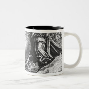 Entdeckung von Amerika Zweifarbige Tasse