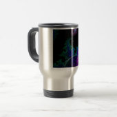 Entdeckung von Atlantis-Fraktal Design Reisebecher (Vorderseite Links)