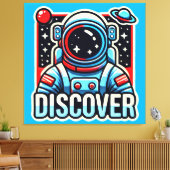 ENTDECKUNG VON EVA 2 LEINWANDDRUCK (Insitu (Wohnzimmer))