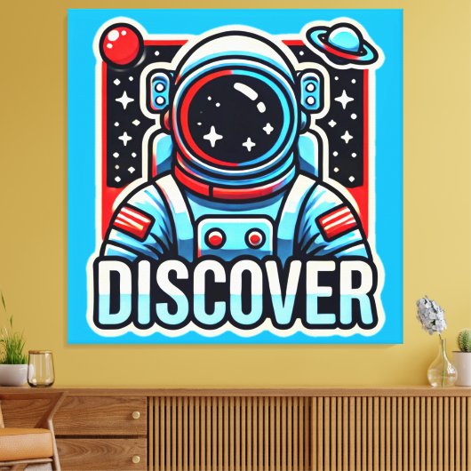 ENTDECKUNG VON EVA 2 LEINWANDDRUCK (Insitu (Wohnzimmer))