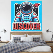 ENTDECKUNG VON EVA 3 LEINWANDDRUCK (Insitu (Schlafzimmer))