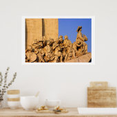 Entdeckungen Monument Detail, Lissabon Portugal Poster (Küche)