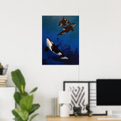 "Entdeckungen" Orca und Wracks Poster (Heimbüro)