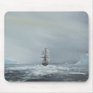 Entdeckungs-Kapitän Scott und Crew Mousepad