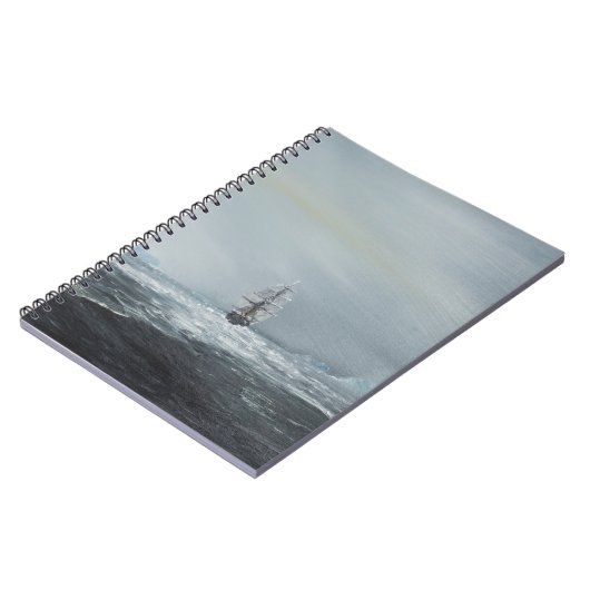 Entdeckungs-Kapitän Scott und Crew Notizblock (Linke Seite)