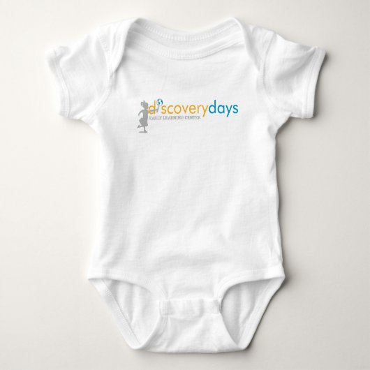 Entdeckungs-Tagesbaby-Spielanzug oder Shirt (Vorderseite)